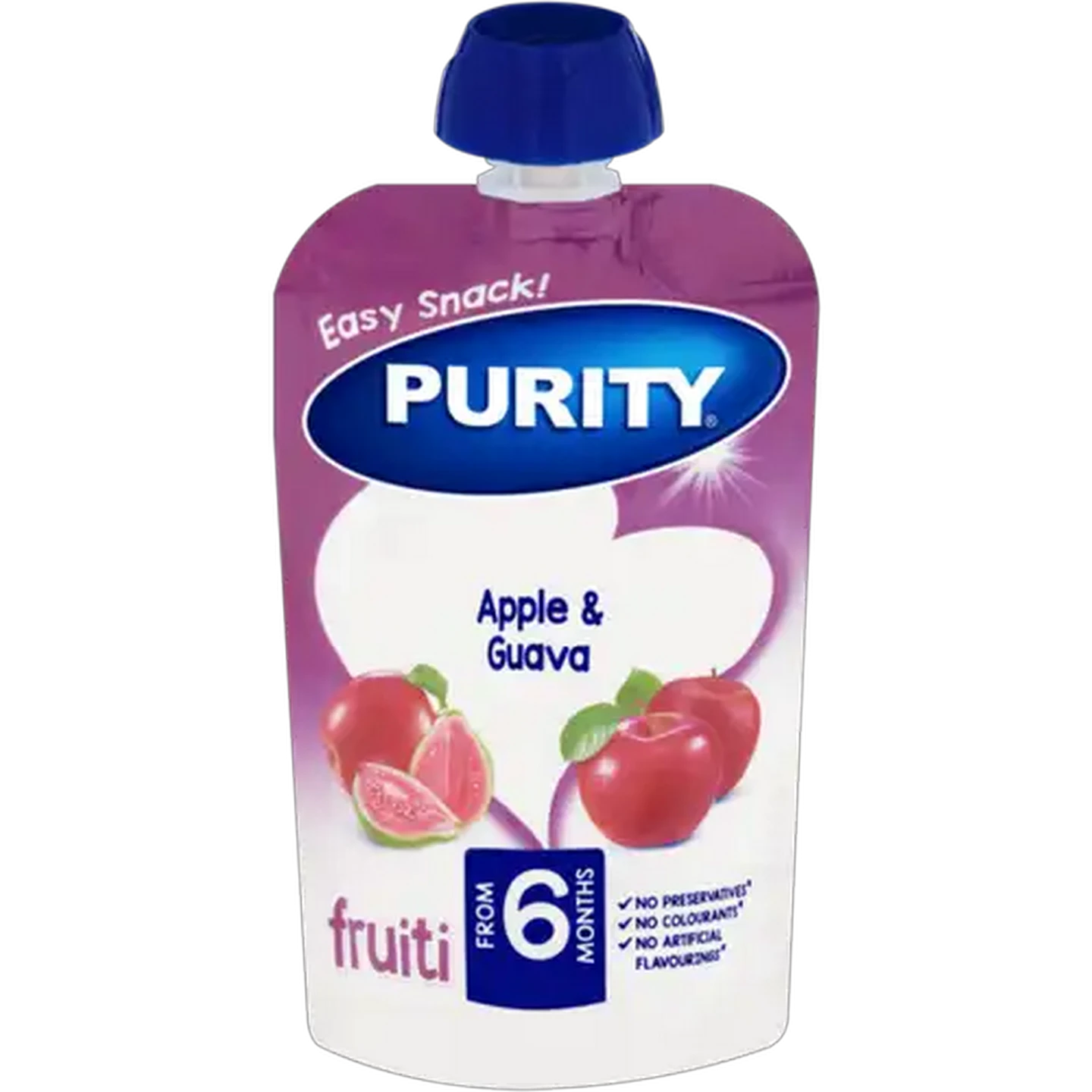 Image of PURITY From 6 Months Apple & Guava Fruiti 110ml