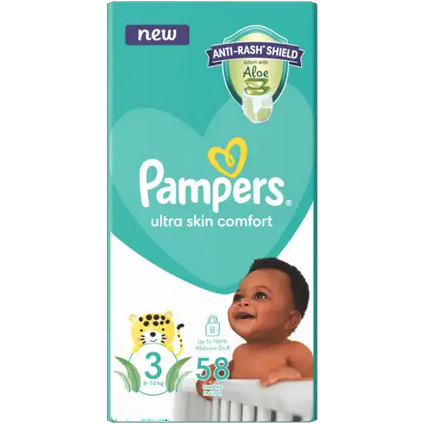 Image of Pampers Size 3 6-10kg Disposable Nappies 58 Pack