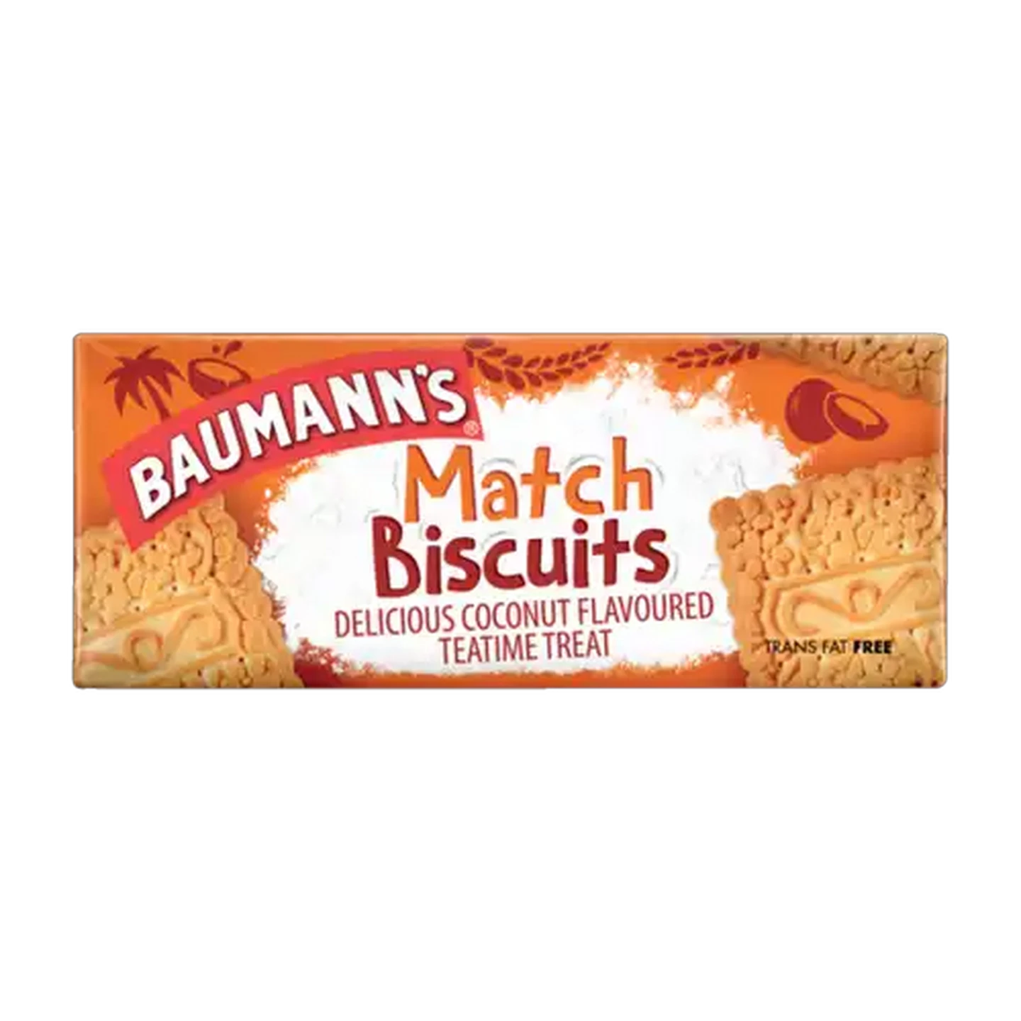 Image of Baumann's Coconut Flavoured Match Biscuits 180g