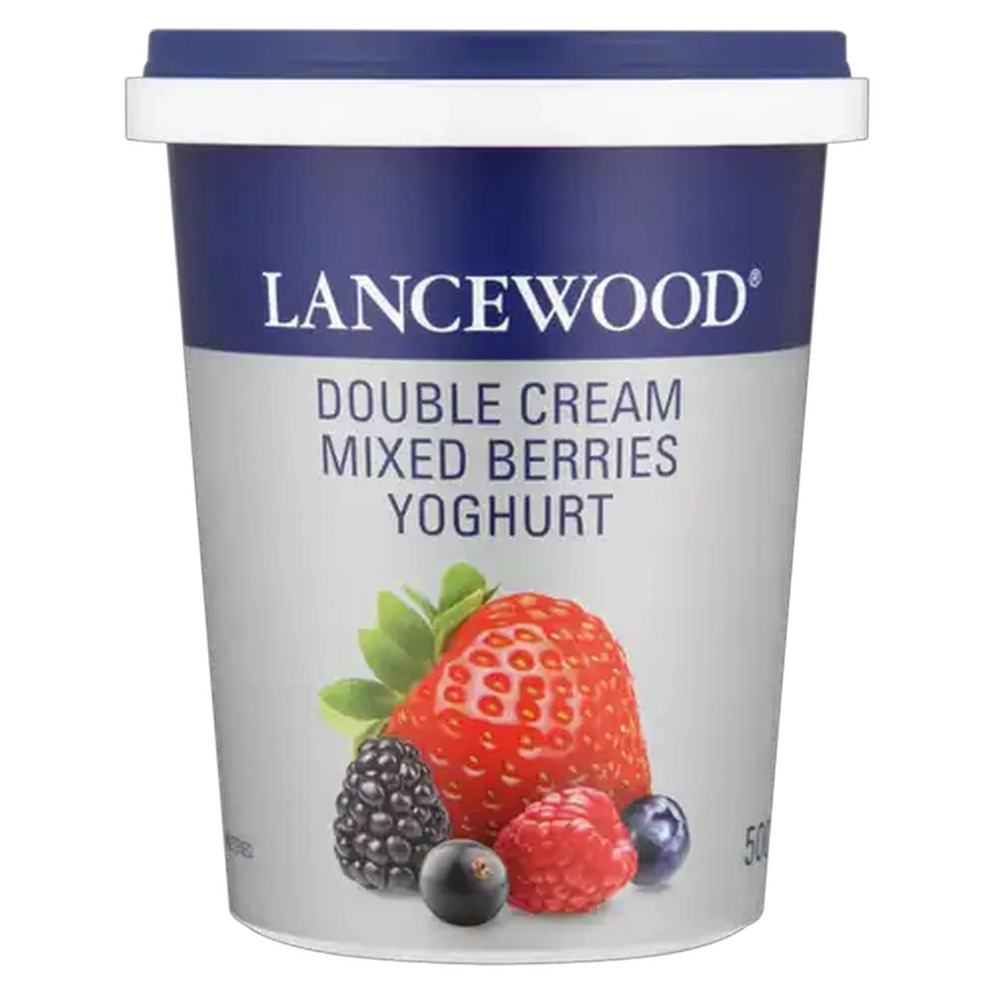 Image of LANCEWOOD Mixed Berries Flavoured Double Cream Yoghurt 500g
