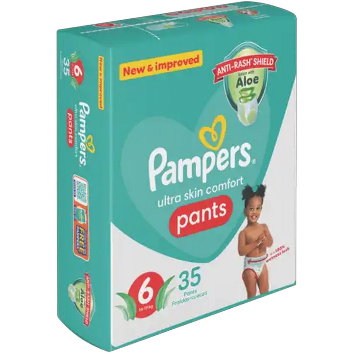Image of Pampers Pants Active Fit Size 6 16+kg Diapers 35 Pack
