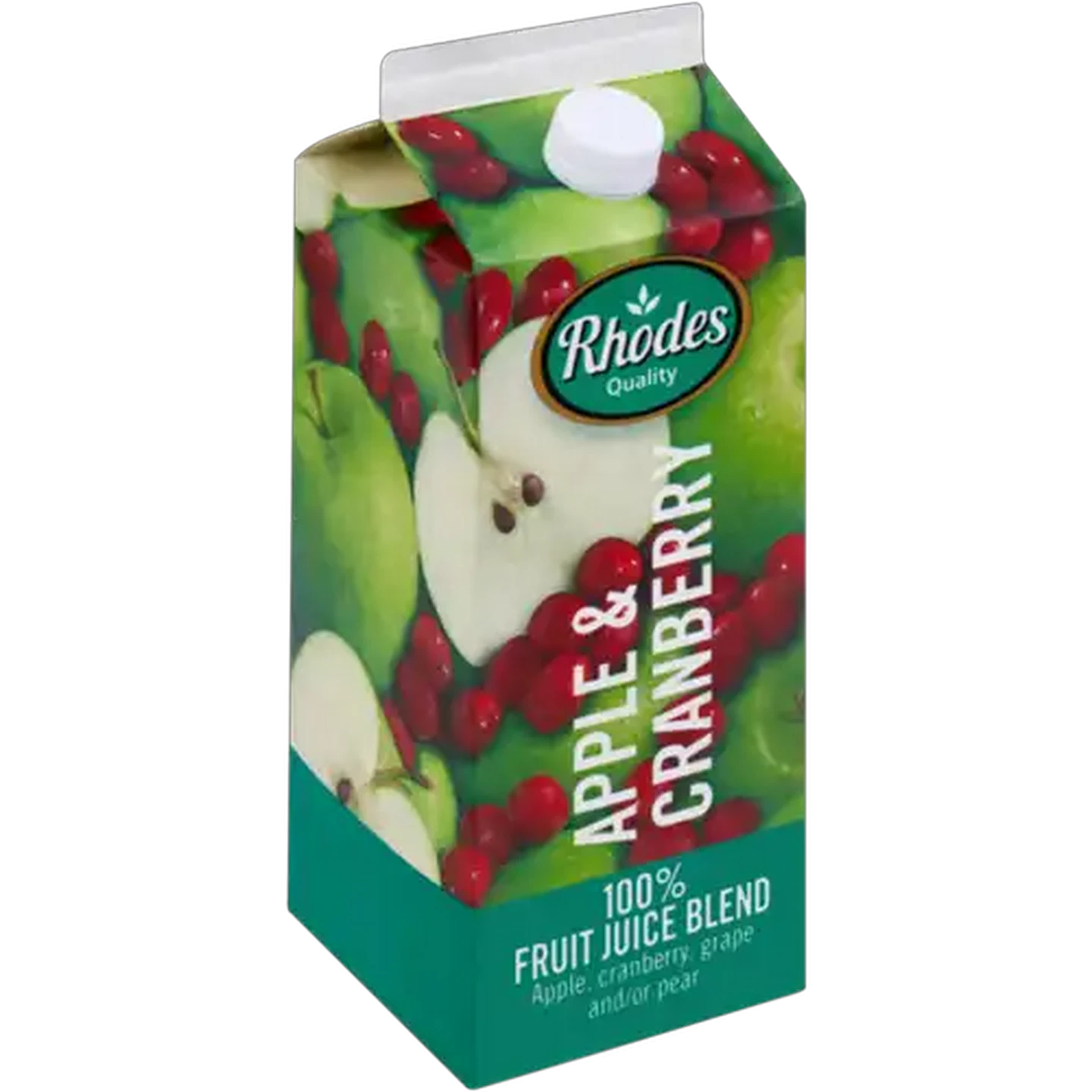 Image of Rhodes Quality Apple & Cranberry 100% Fruit Juice Blend 2L