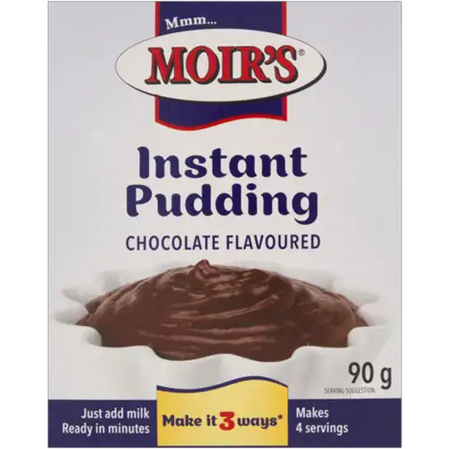 Image of Moir's Chocolate Flavoured Instant Pudding 90g