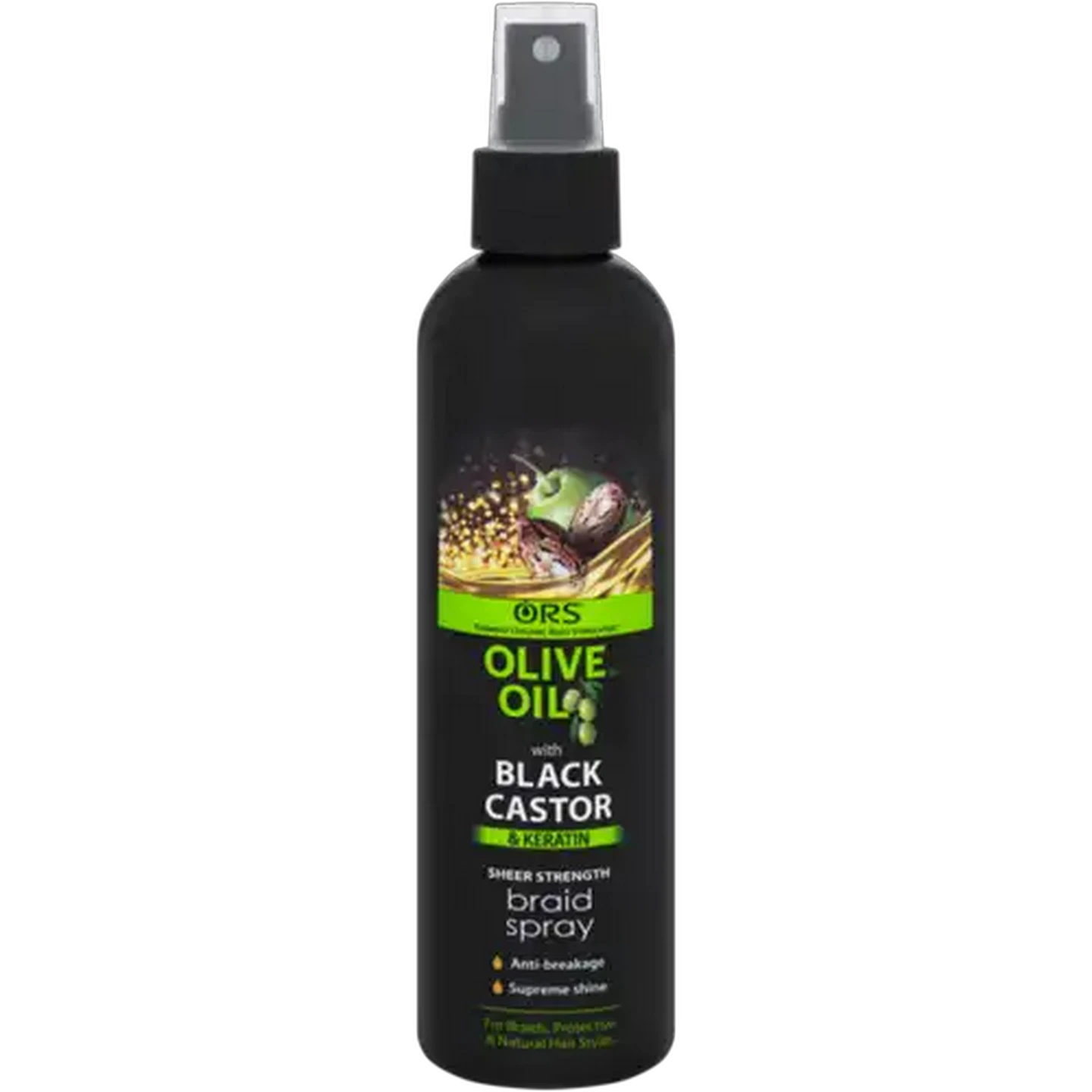 Image of ORS Olive Oil Black Castor & Keratin Black Castor & Keratin Braid Spray 250ml