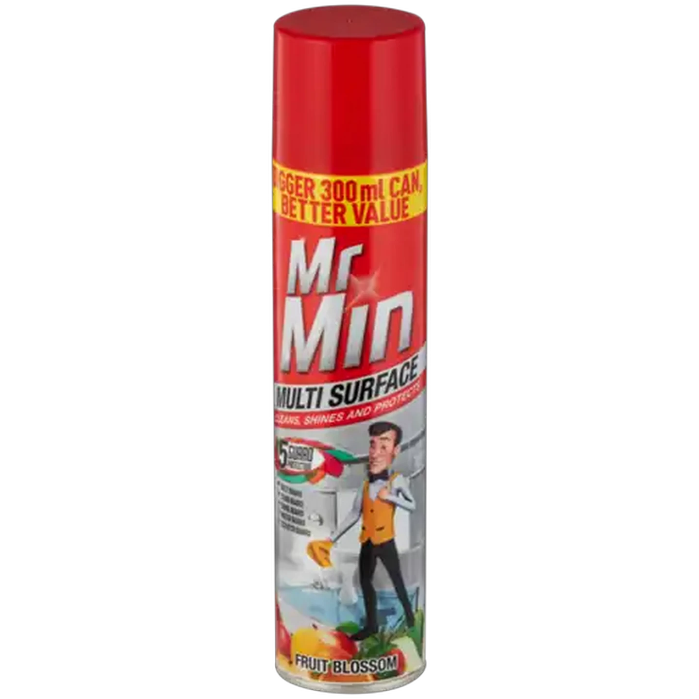 Image of Mr. Min 5 Guard Protection Fruit Blossom Scented Multi Surface Polish 300ml