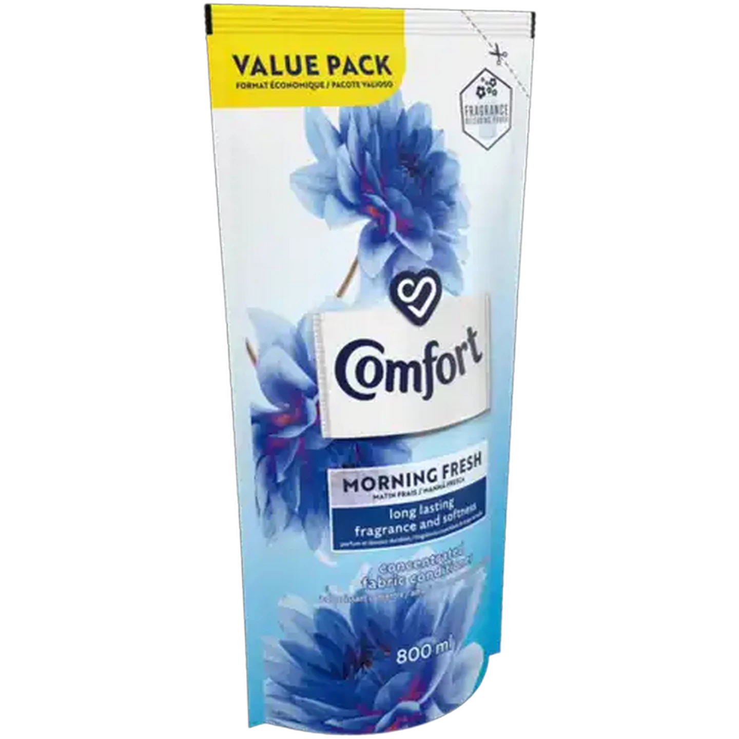 Image of Comfort Morning Fresh Concentrated Fabric Conditioner Refill 800ml