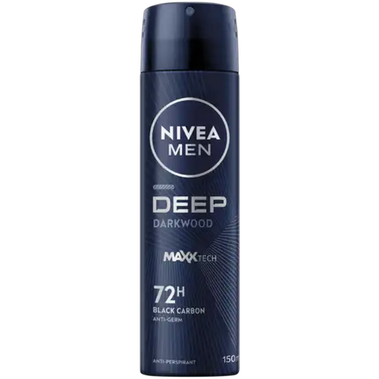 Image of NIVEA MEN Deep Black Carbon Dark Wood Anti-Perspirant Aerosol 150ml