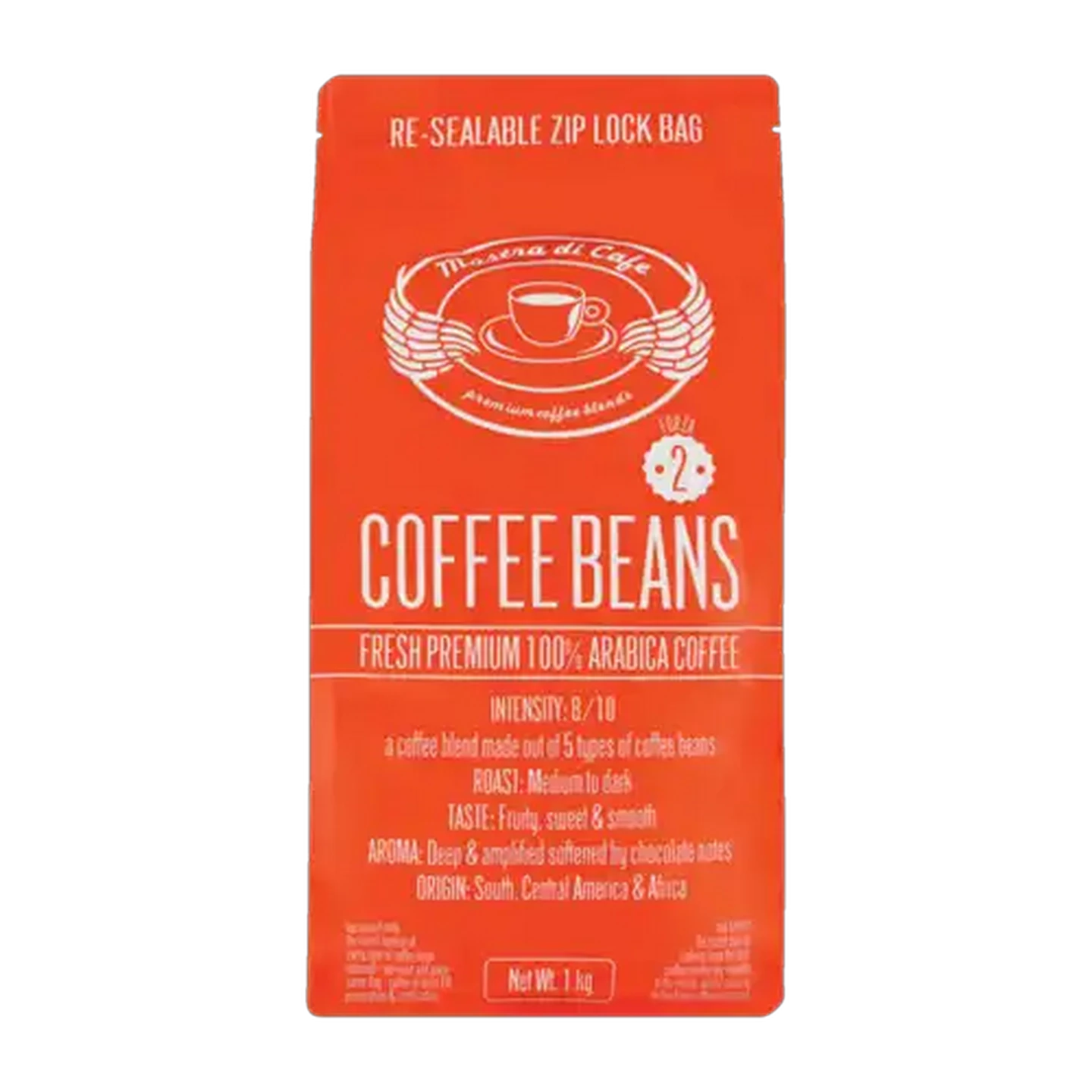 Image of Mostra di Cafe Forza No. 2 100% Arabica Coffee Beans 1kg