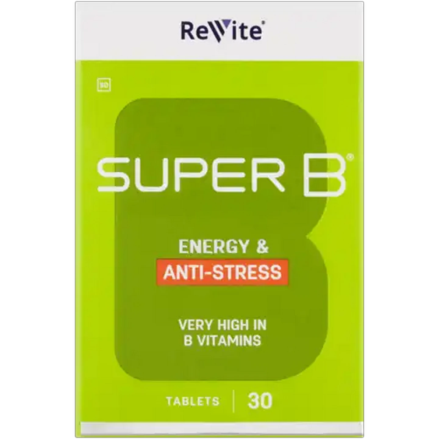 Image of Revite Super B Energy & Anti-Stress Tablets 30 Pack