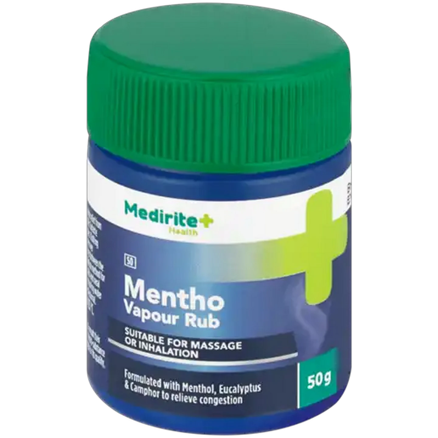 Image of Medirite Pharmacy Mentho Rub Vaporising Ointment 50g