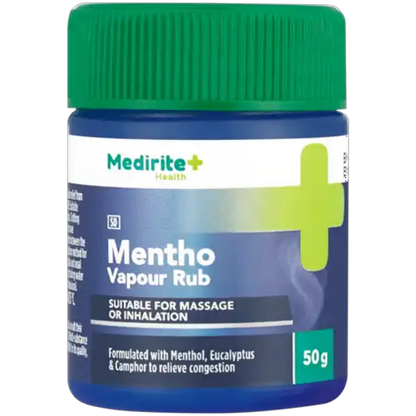 Image of Medirite Pharmacy Mentho Rub Vaporising Ointment 50g