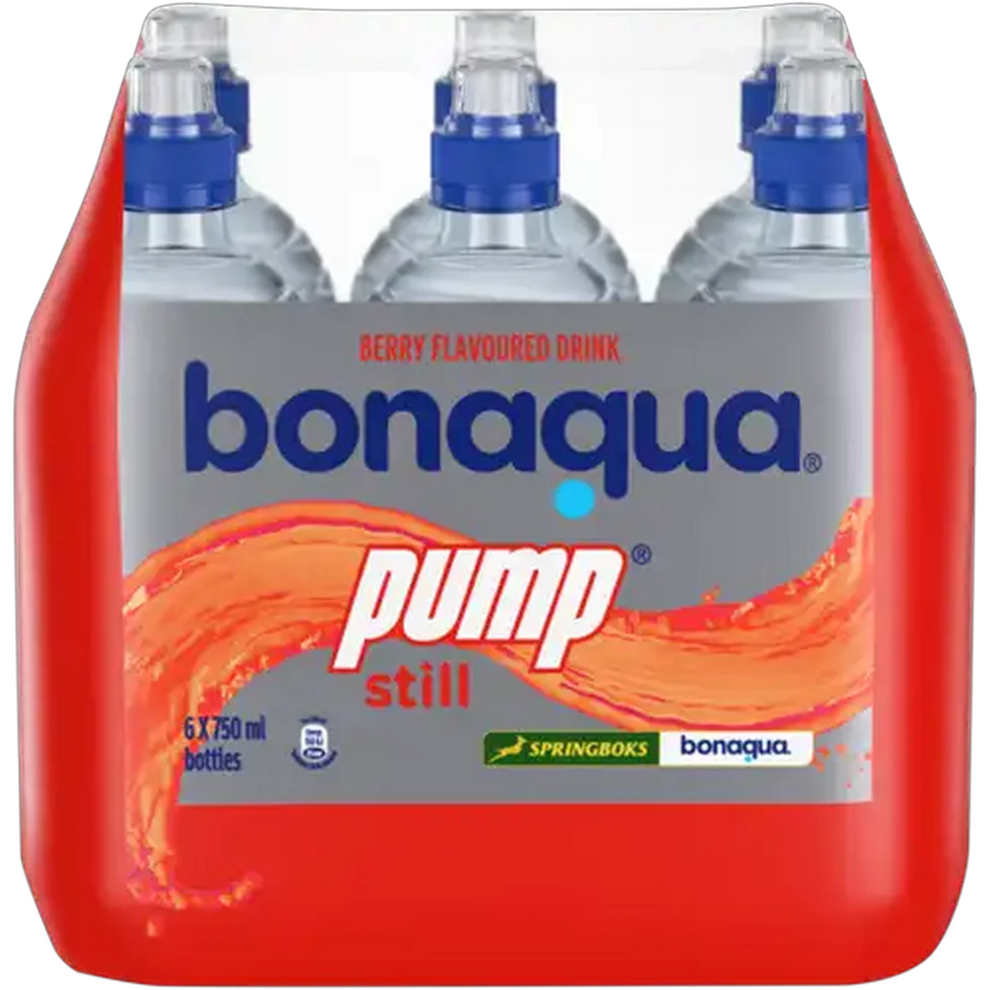 Image of Bonaqua Pump Berry Flavoured Still Drink 6 x 750ml