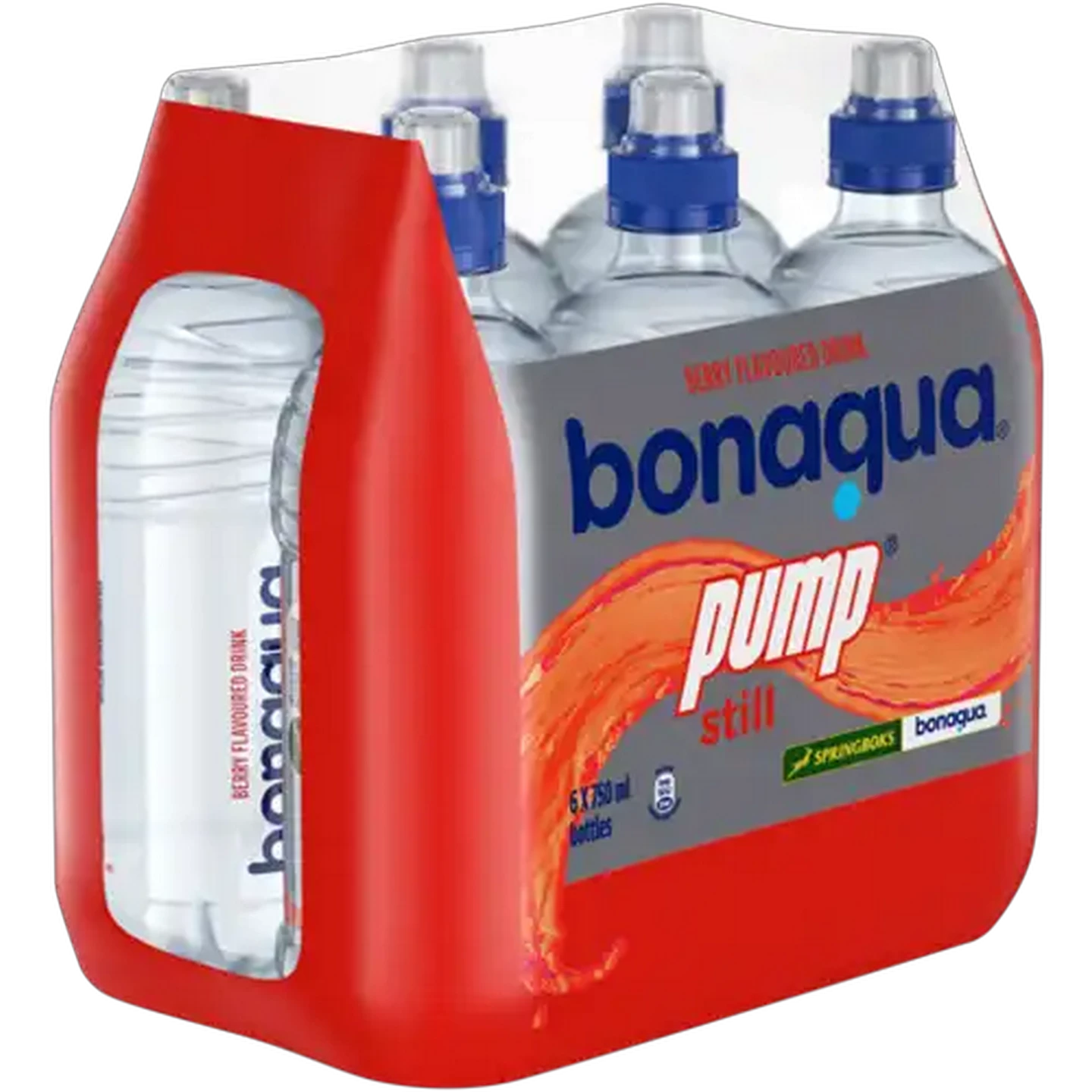 Image of Bonaqua Pump Berry Flavoured Still Drink 6 x 750ml