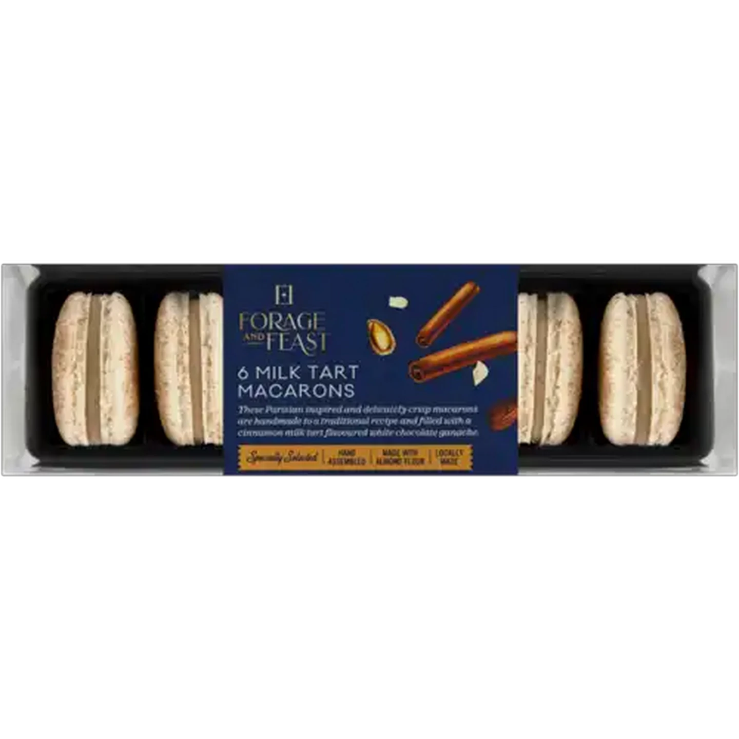 Image of Forage And Feast Milk Tart Macarons 6 Pack