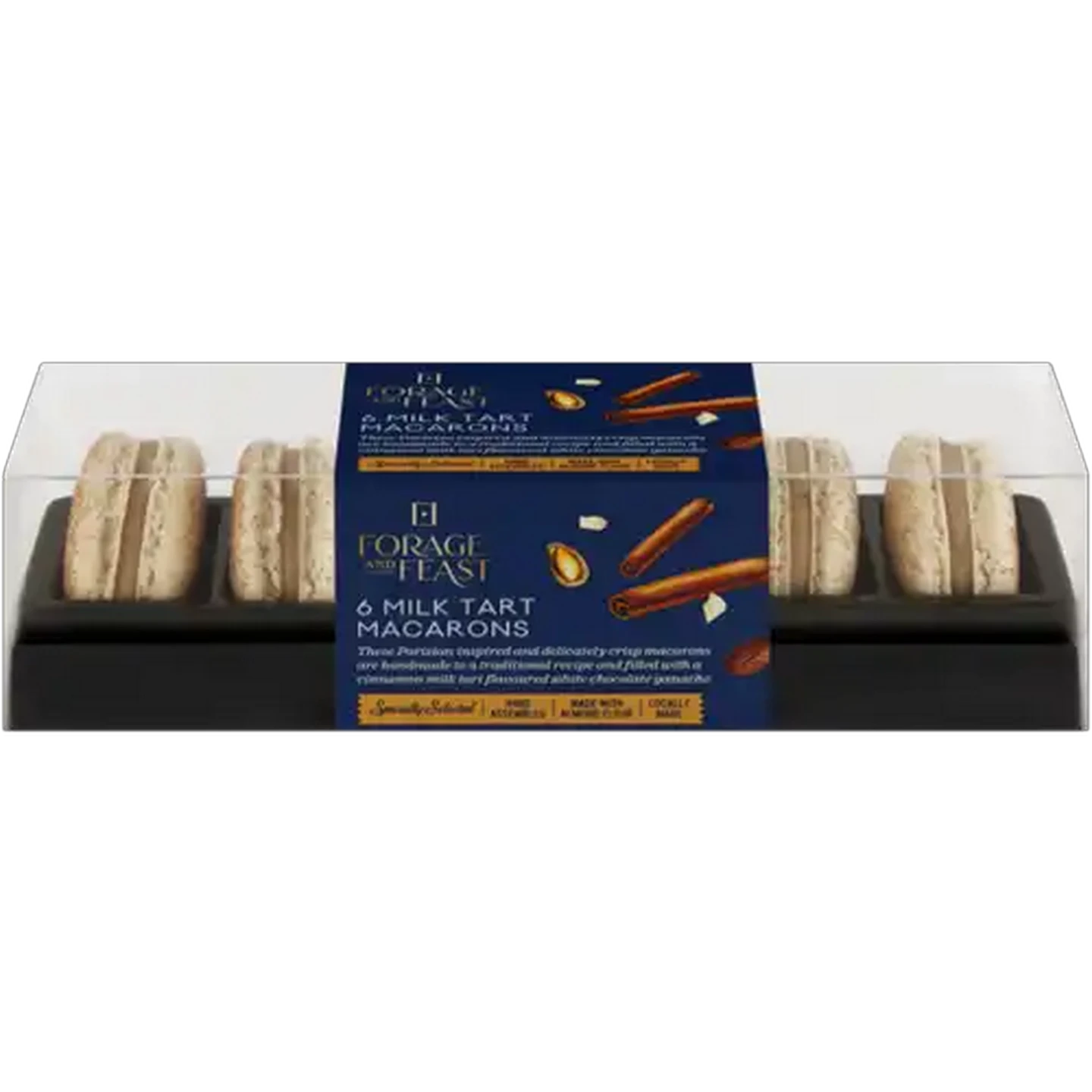 Image of Forage And Feast Milk Tart Macarons 6 Pack