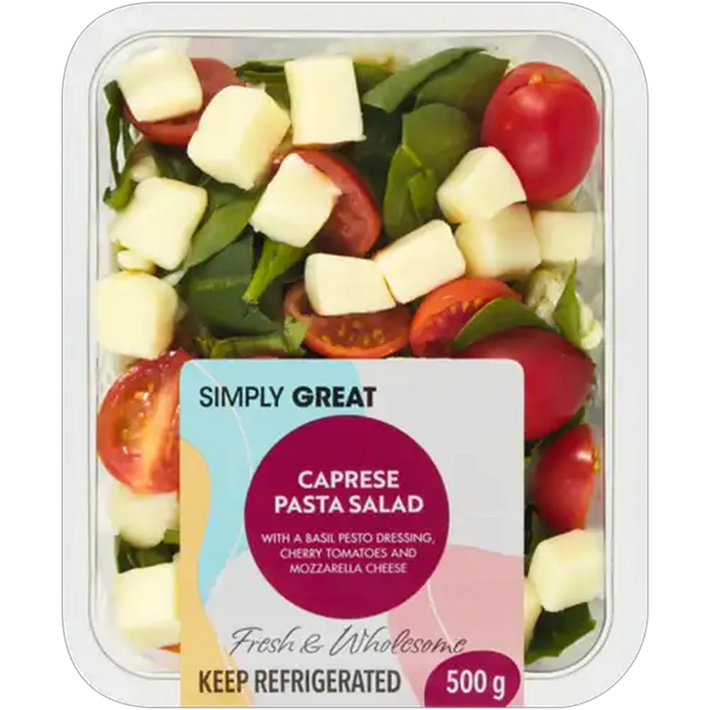 Image of Simply Great Caprese Pasta Salad 500g