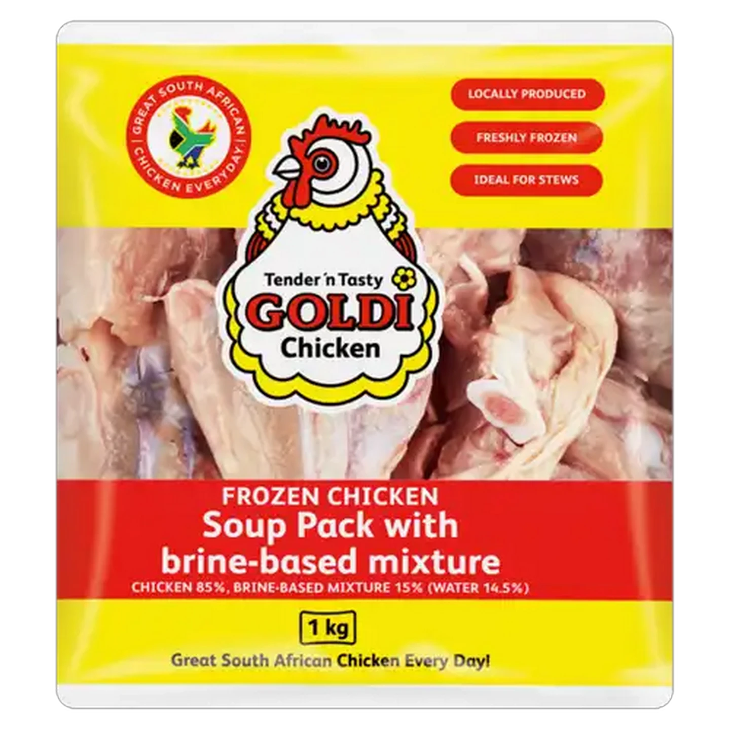 Image of Goldi Chicken Frozen Chicken Soup Pack With Brine-Based Mixture 1kg