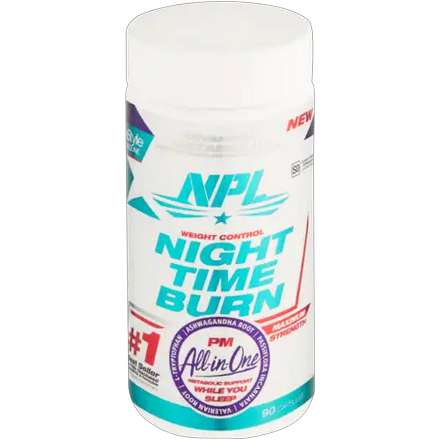Image of NPL Night Time Burn Weight Control Capsules 90 Pack