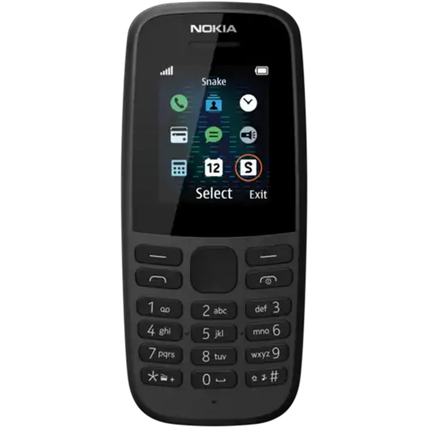 Image of Nokia 105 4th Edition Black Cellphone (Vodacom)