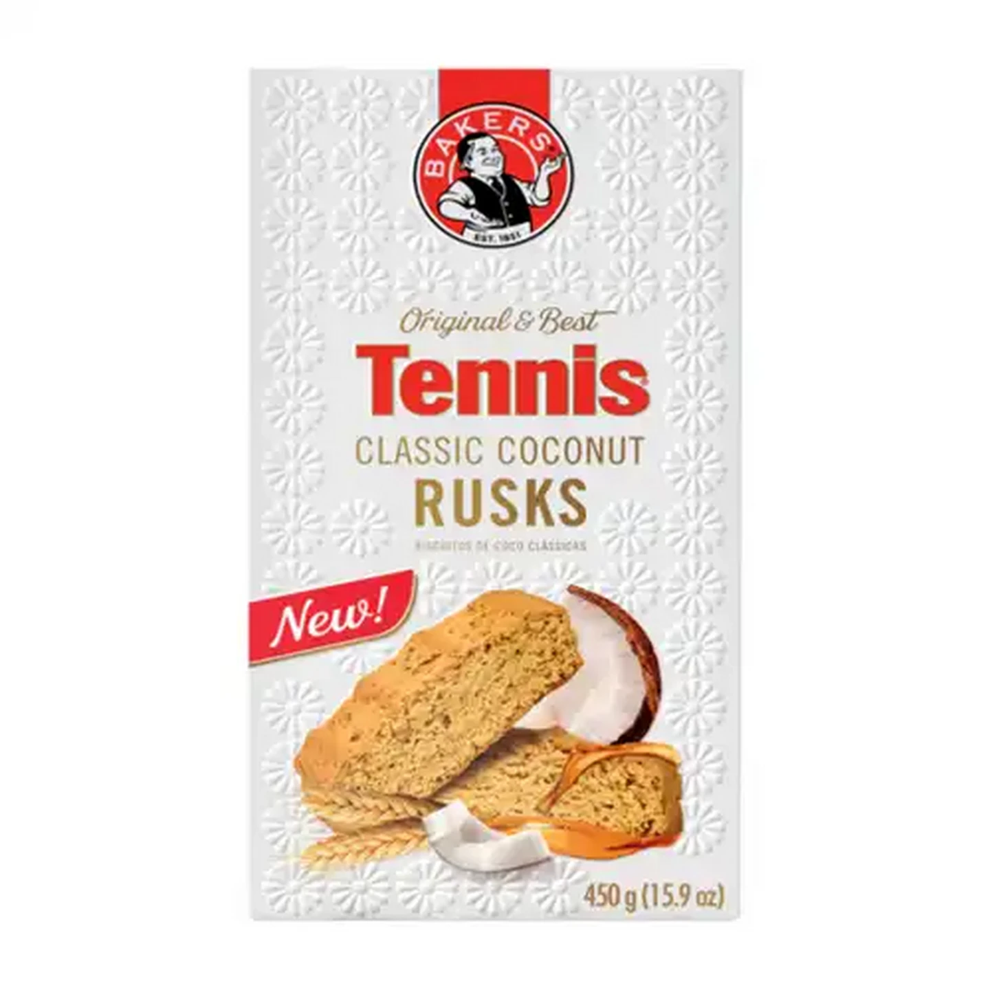 Image of Bakers Tennis Classic Coconut Rusks 450g