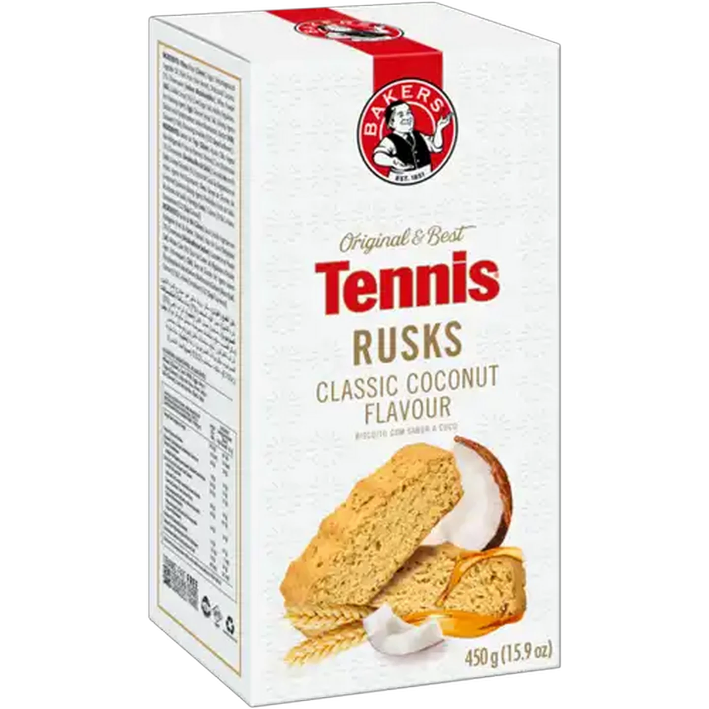 Image of Bakers Tennis Classic Coconut Rusks 450g