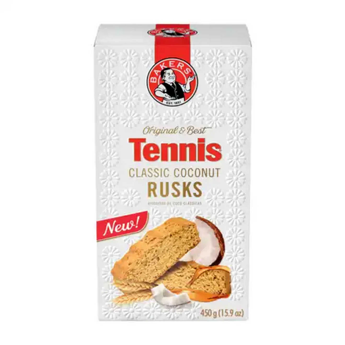 Image of Bakers Tennis Classic Coconut Rusks 450g