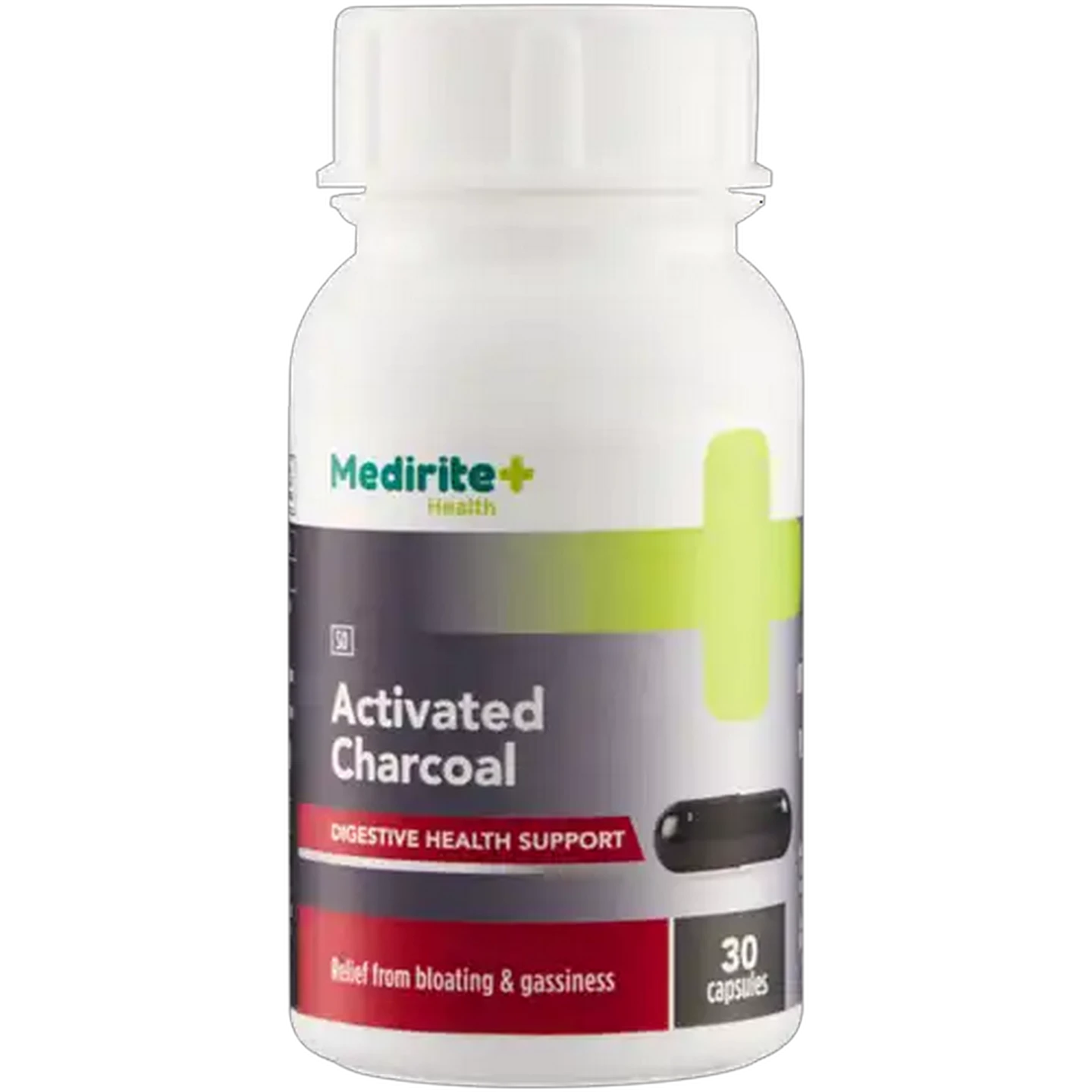Image of Medirite Activated Charcoal Capsules 30 Pack