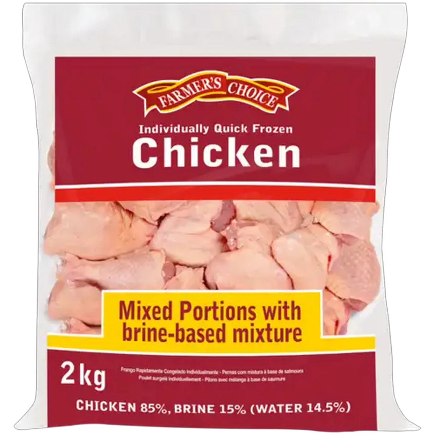 Image of Farmer's Choice Mixed Portions Frozen Chicken 2kg