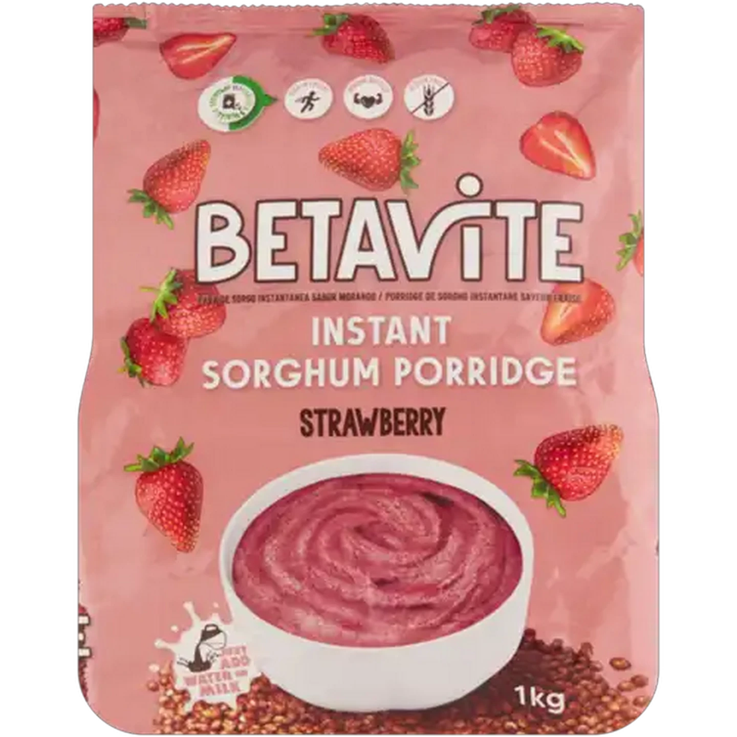 Image of Betavite Strawberry Instant Sorghum Porridge 1kg