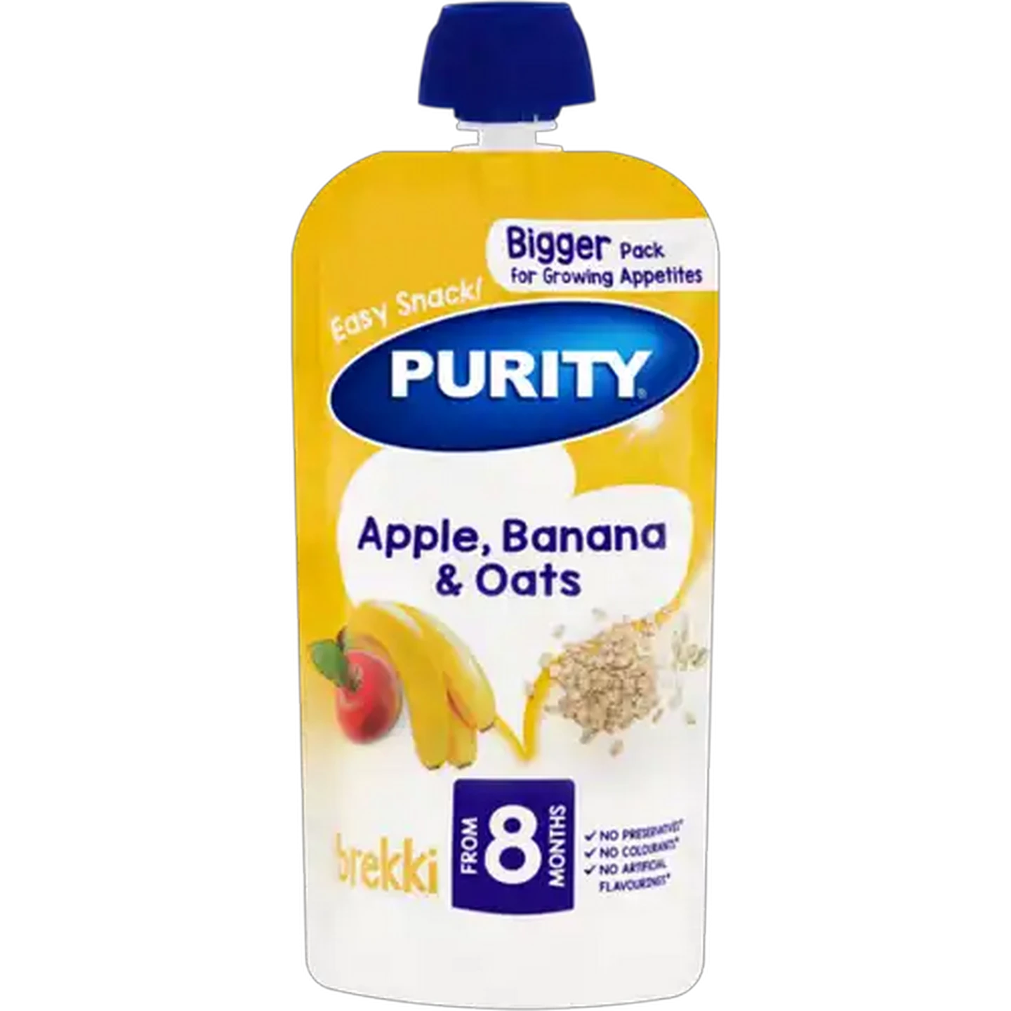 Image of PURITY From 8 Months Apple, Banana & Oats Brekki 150ml