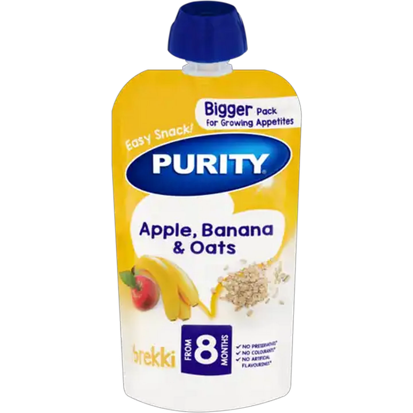 Image of PURITY From 8 Months Apple, Banana & Oats Brekki 150ml