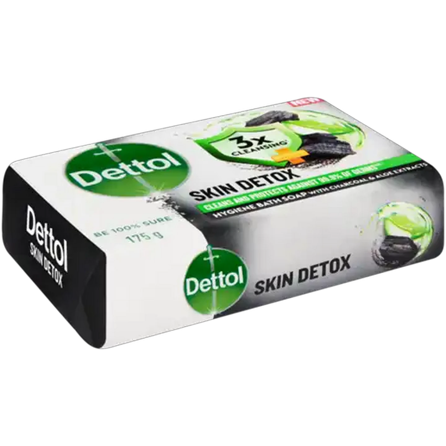 Image of Dettol Skin Detox Hygiene Bar Soap 175g