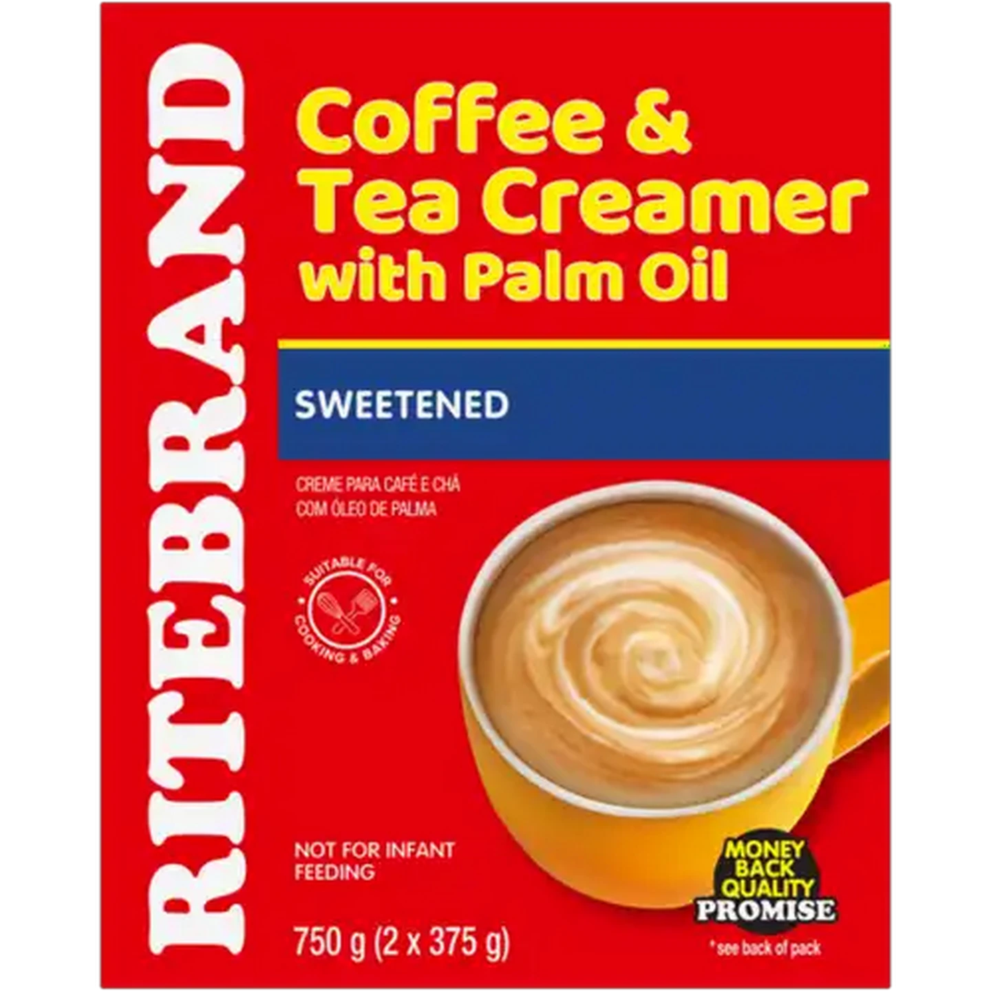 Image of Ritebrand Coffee & Tea Creamer 2 x 375g