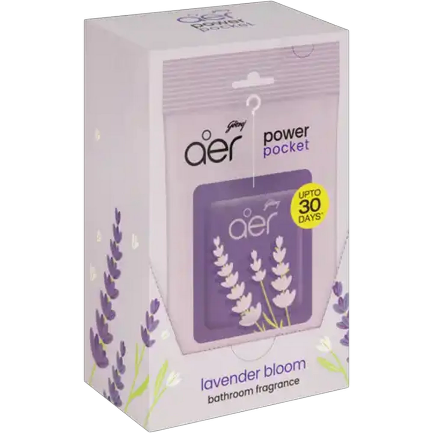 Image of Godrej Aer Lavender Bloom Power Pocket Home Fragrance 6 x 10g