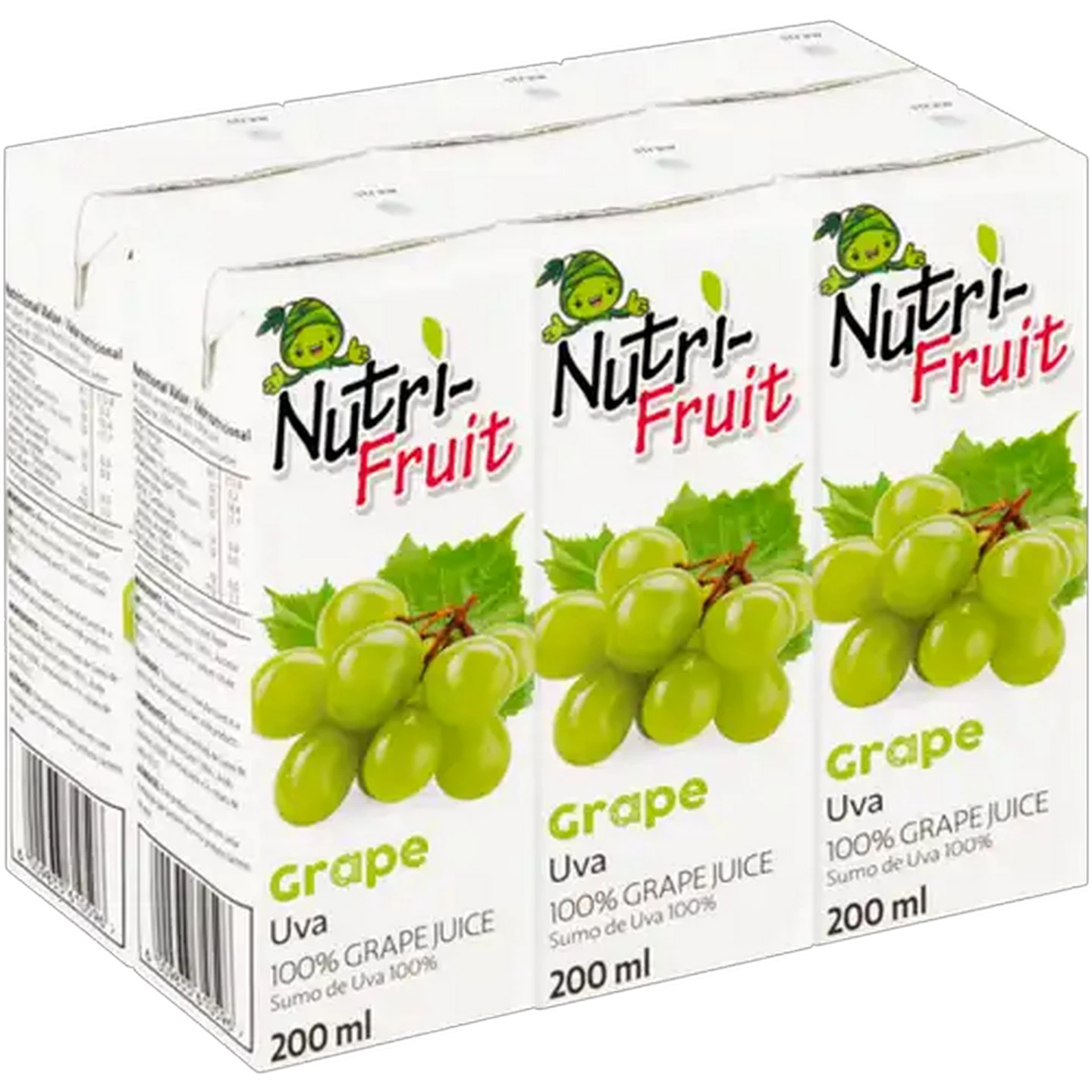 Image of Nutri-Fruit 100% Grape Juice 6 x 200ml
