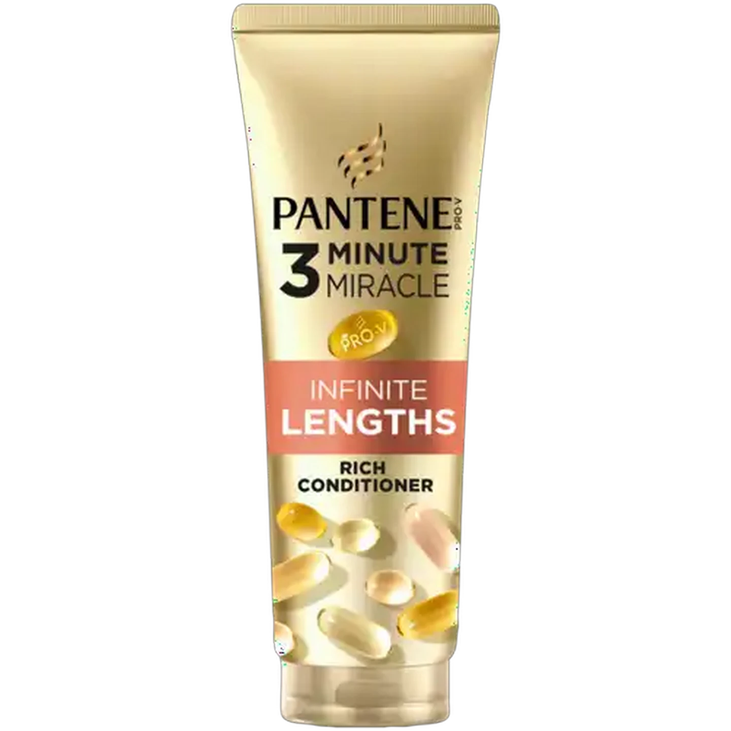 Image of Pantene Pro-V 3 Minute Miracle Infinite Lengths Rich Conditioner 200ml