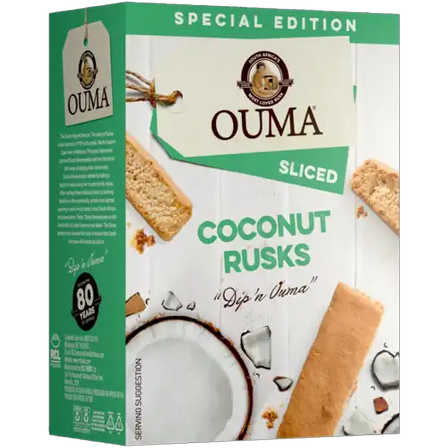 Image of Ouma Special Edition Sliced Coconut Rusks 450g