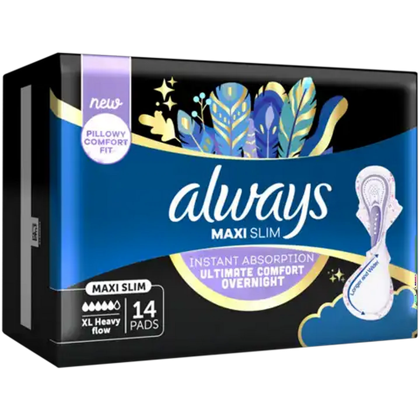 Image of Always XL Heavy Flow Maxi Slim Sanitary Pads 14 Pack