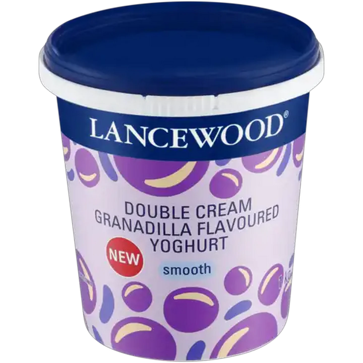 Image of LANCEWOOD Granadilla Flavoured Double Cream Smooth Yoghurt 1kg