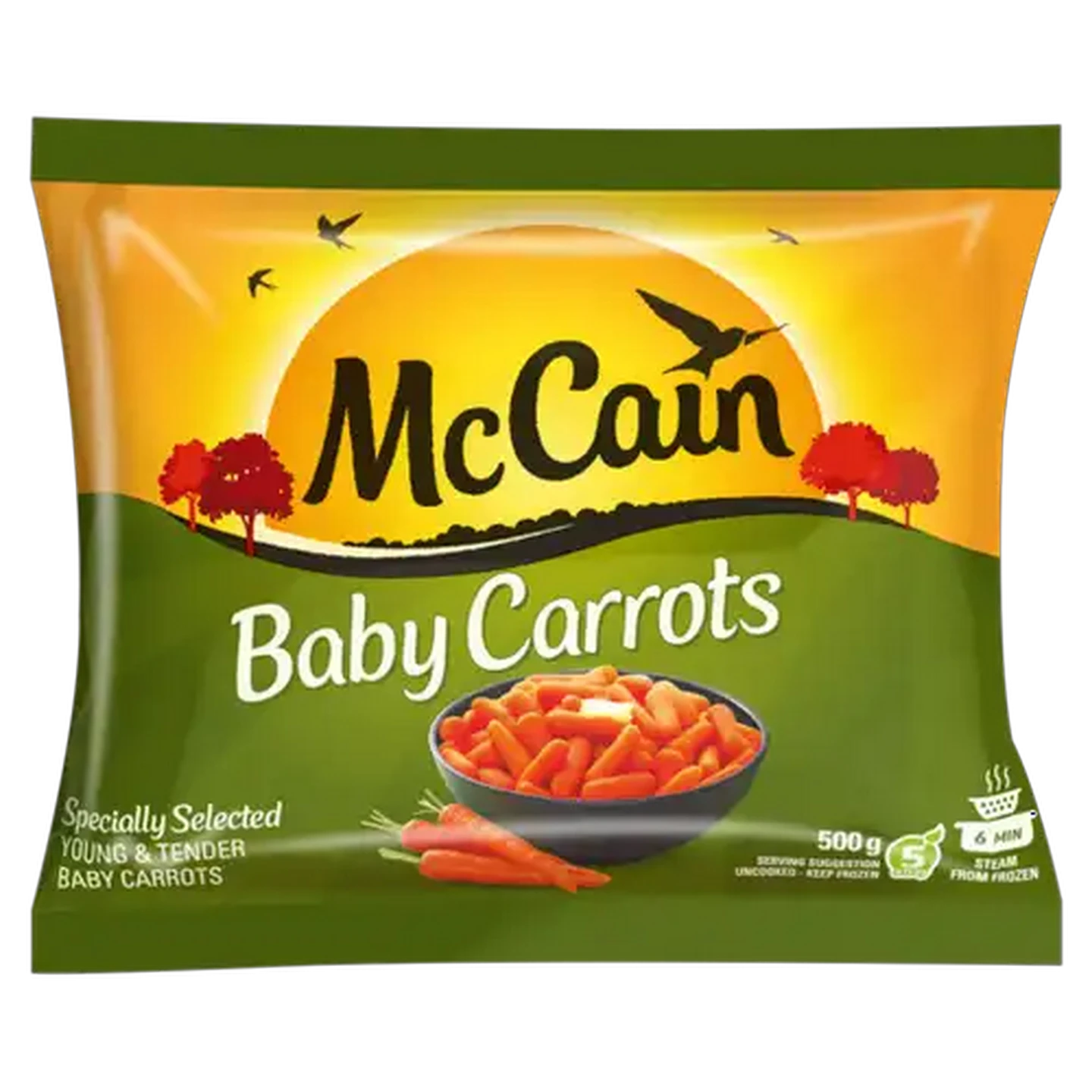 Image of McCain Frozen Baby Carrots 500g