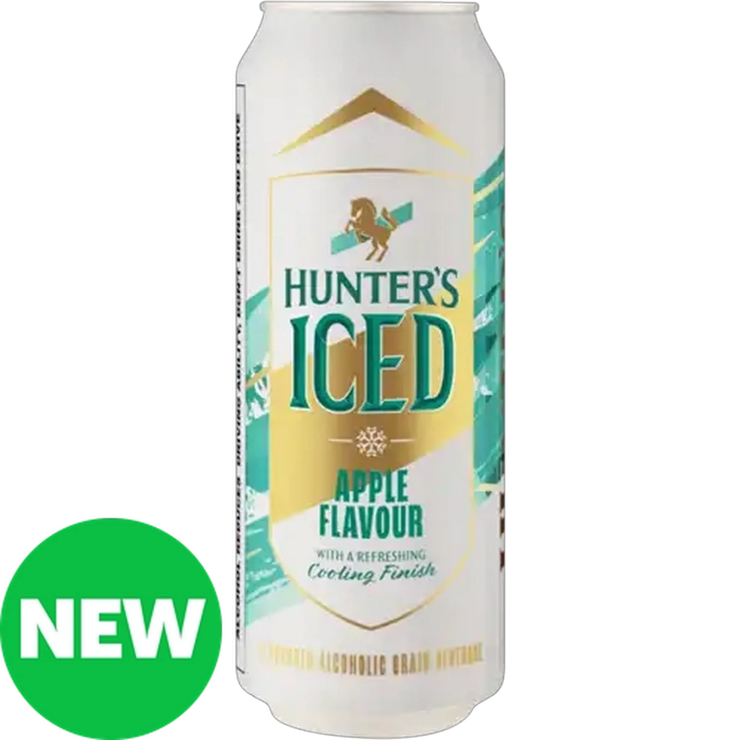 Image of Hunter's Iced Apple Flavoured Alcoholic Grain Beverage Can 500ml