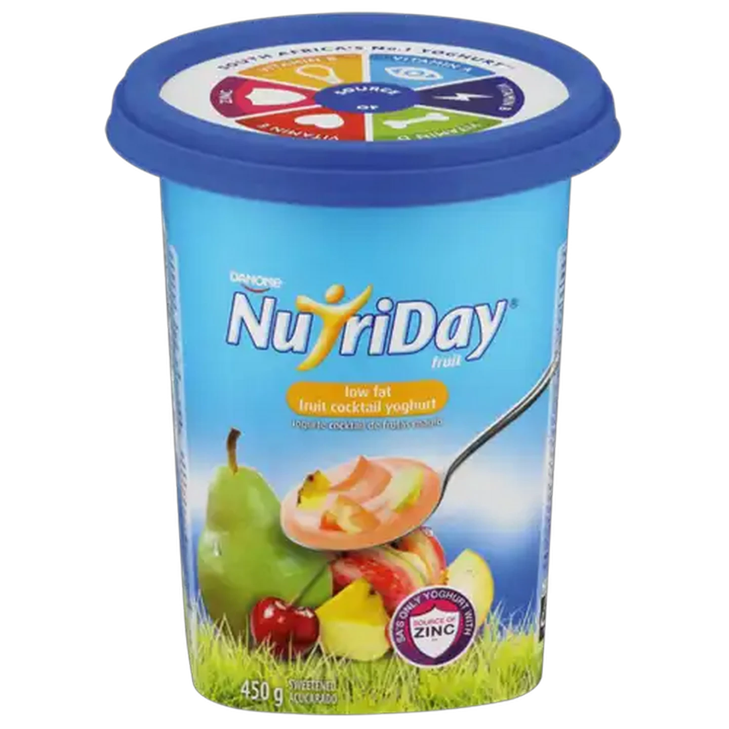 Image of Danone NutriDay Fruit Cocktail Flavoured Low Fat Yoghurt 450g