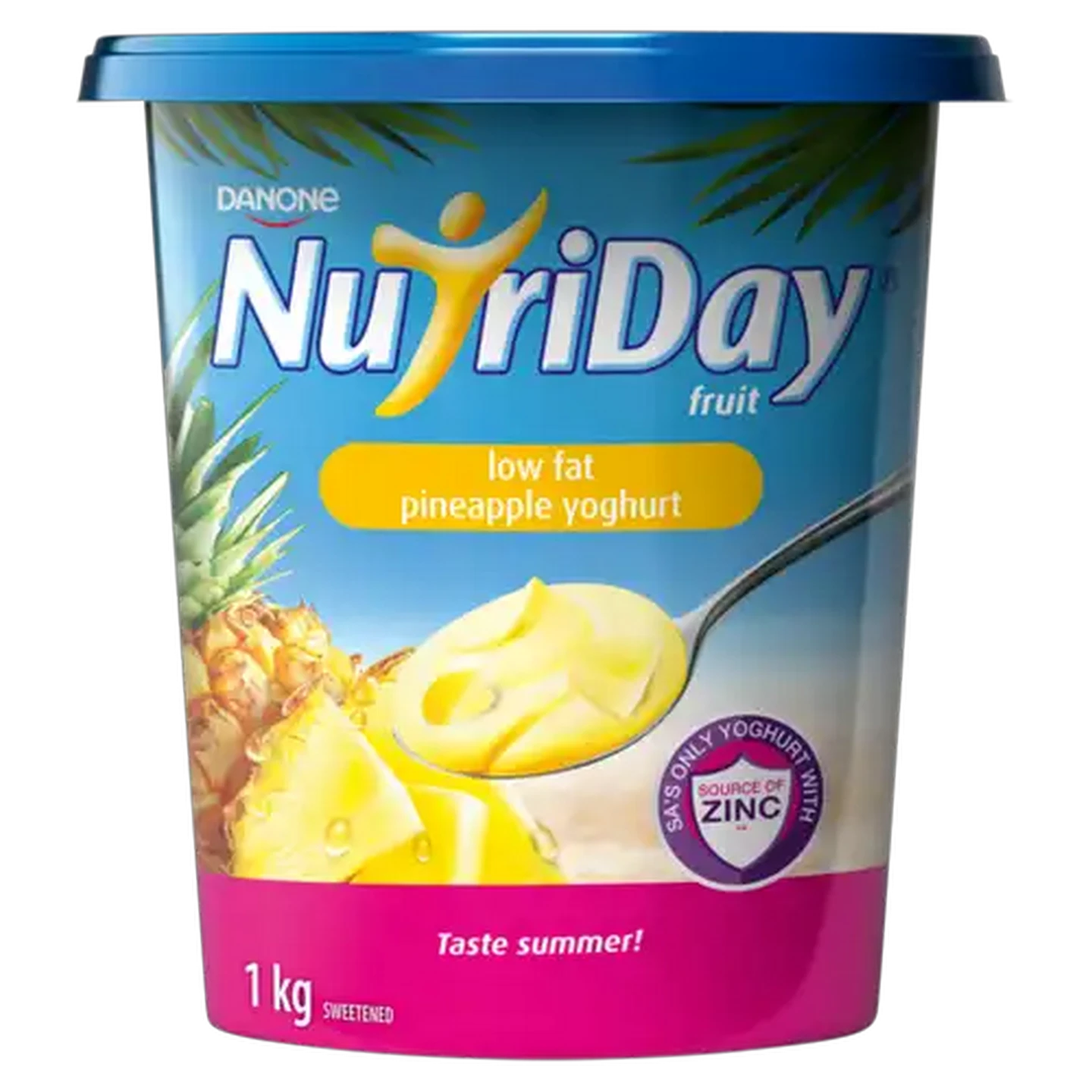 Image of Danone NutriDay Low Fat Pineapple Fruit Yoghurt 1kg