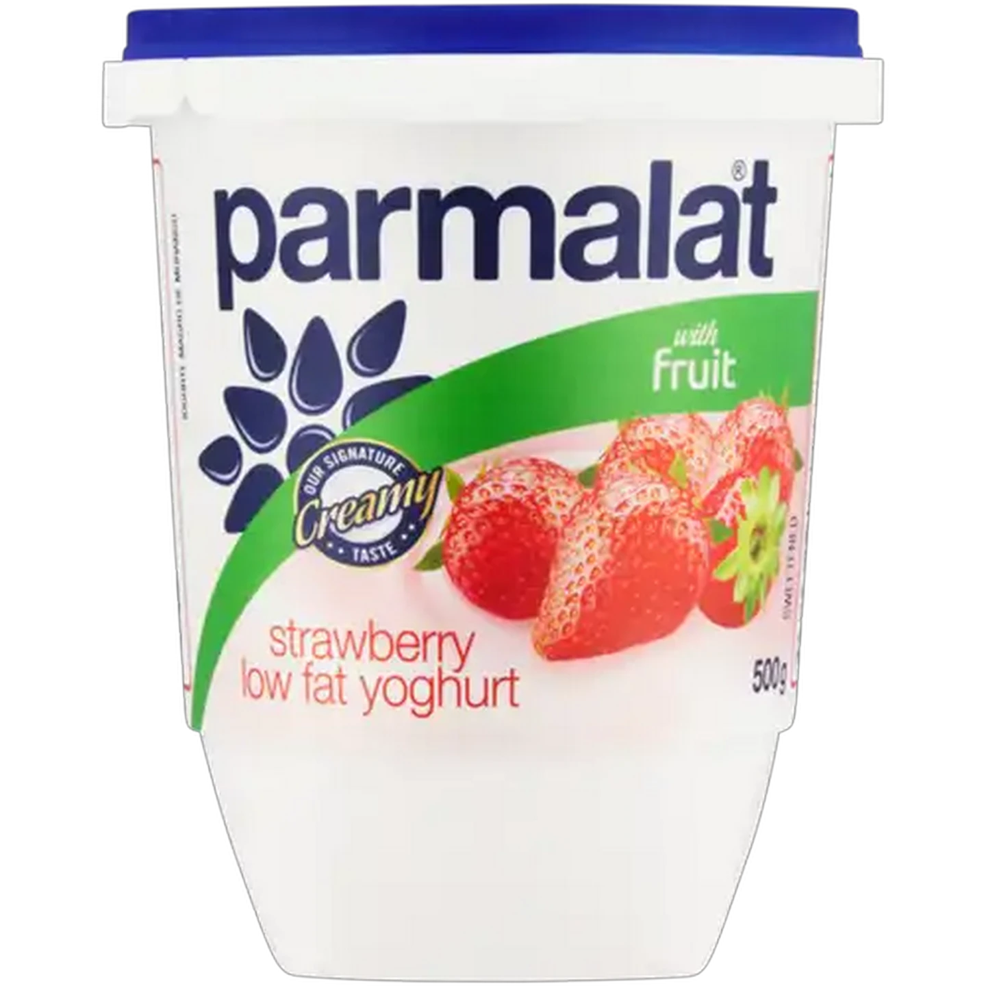 Image of Parmalat Strawberry Low Fat Yoghurt with Fruit 500g