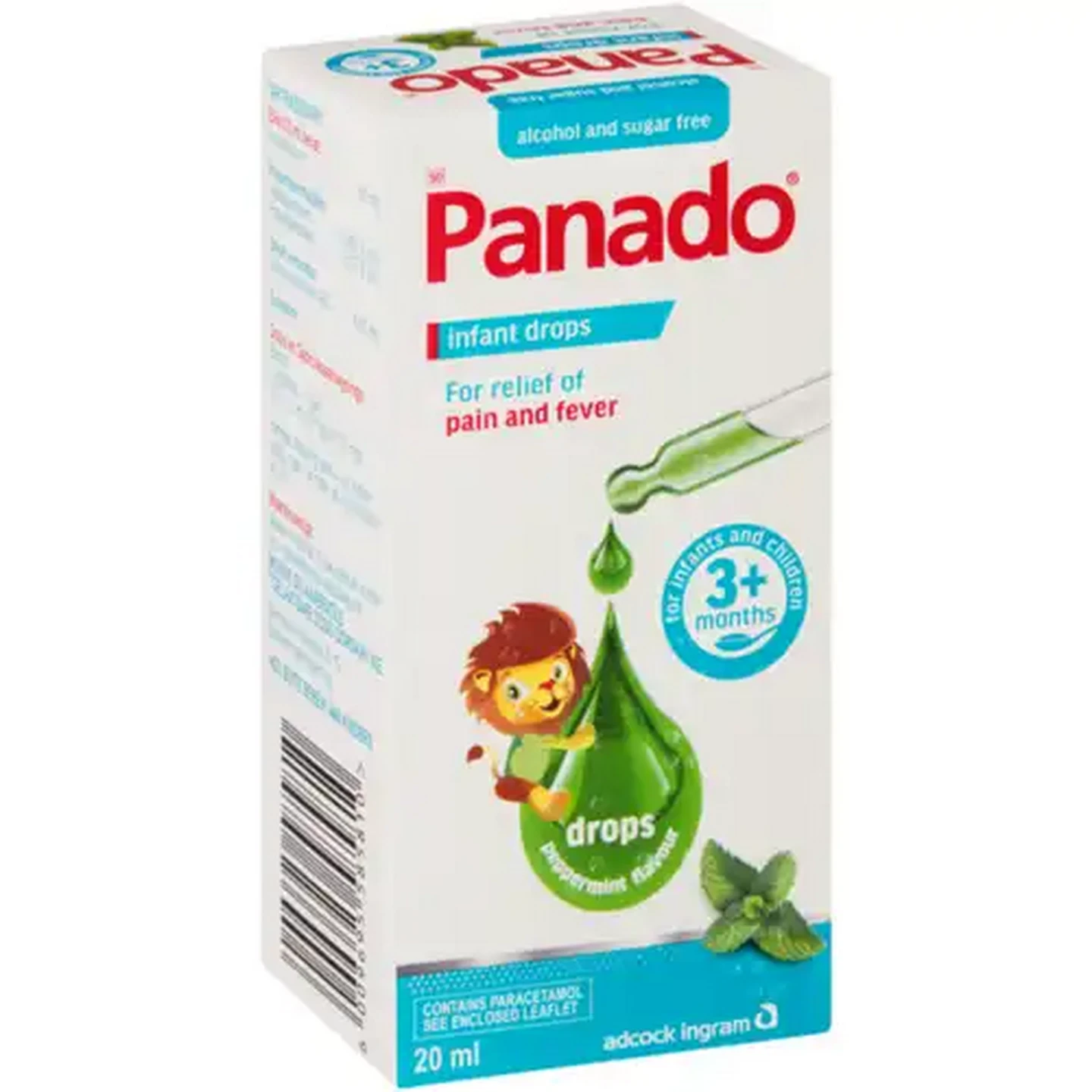 Image of Panado Peppermint Flavour Infant Drops 20ml