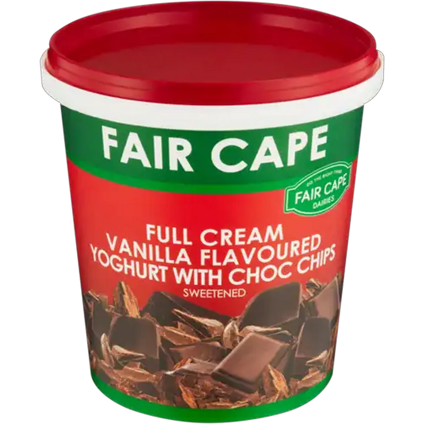 Image of Fair Cape Dairies Vanilla Flavoured with Choc Chip Full Cream Yoghurt 1kg