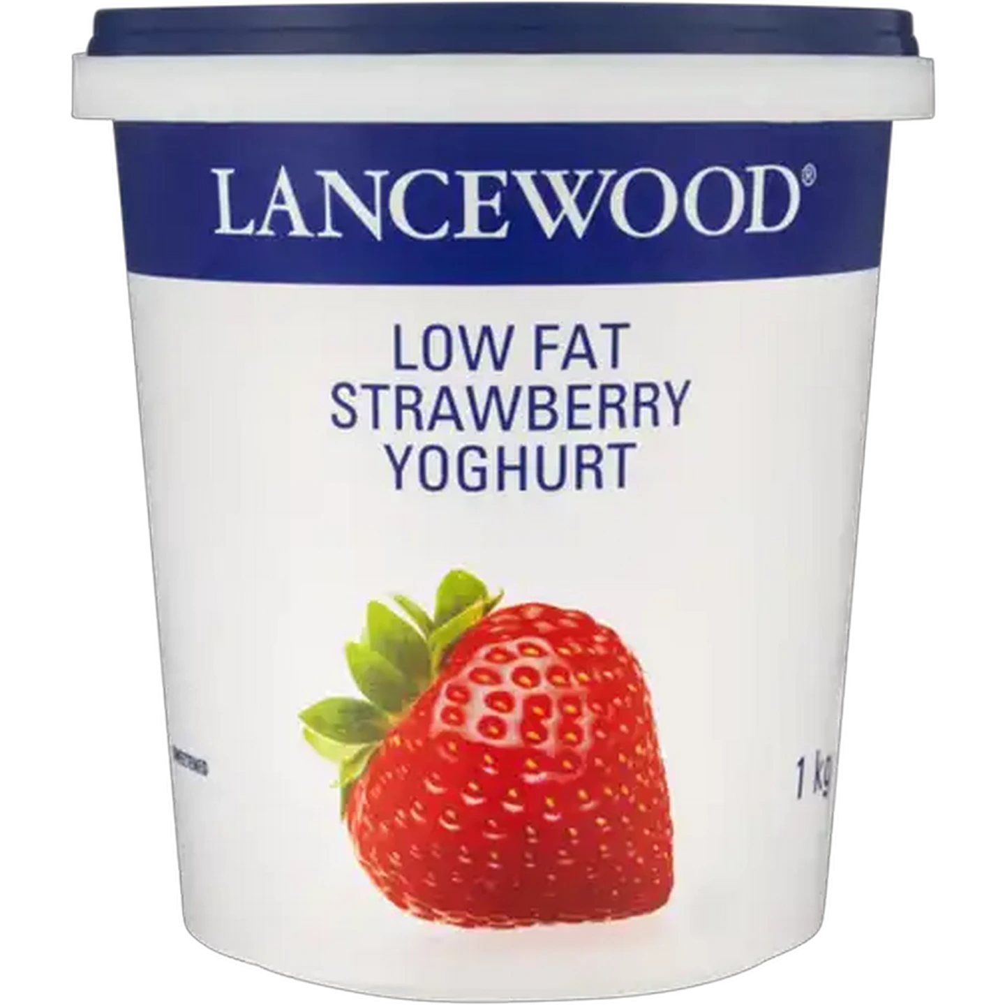 Image of LANCEWOOD Strawberry Flavoured Low Fat Yoghurt 1kg
