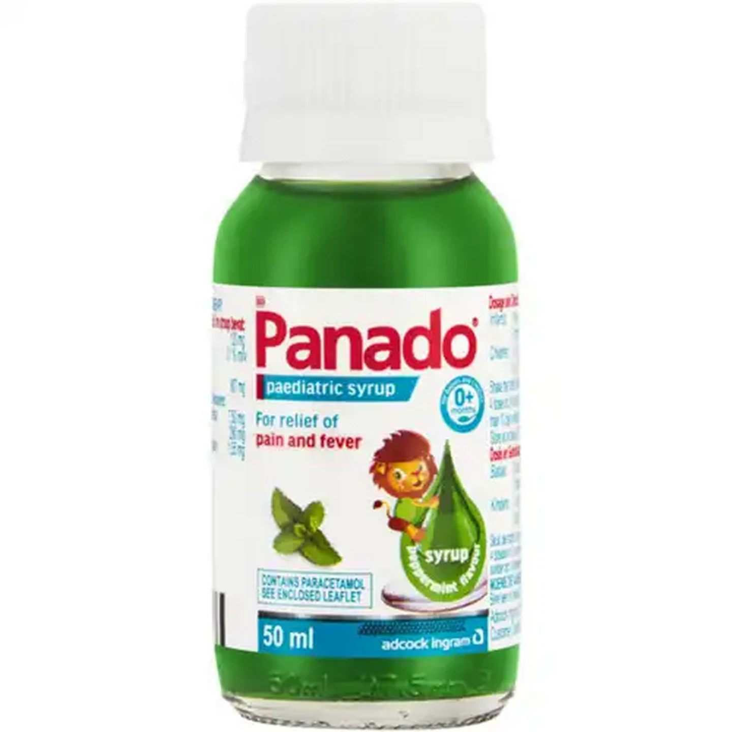 Image of Panado Peppermint Flavour Paediatric Syrup 50ml