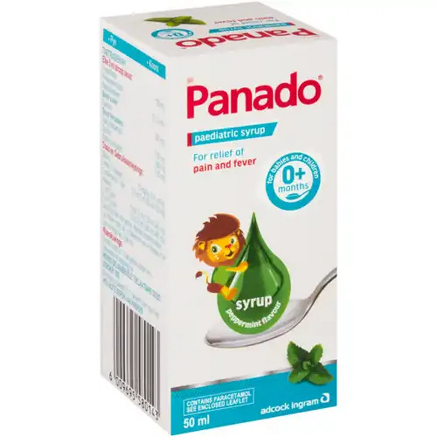 Image of Panado Peppermint Flavour Paediatric Syrup 50ml