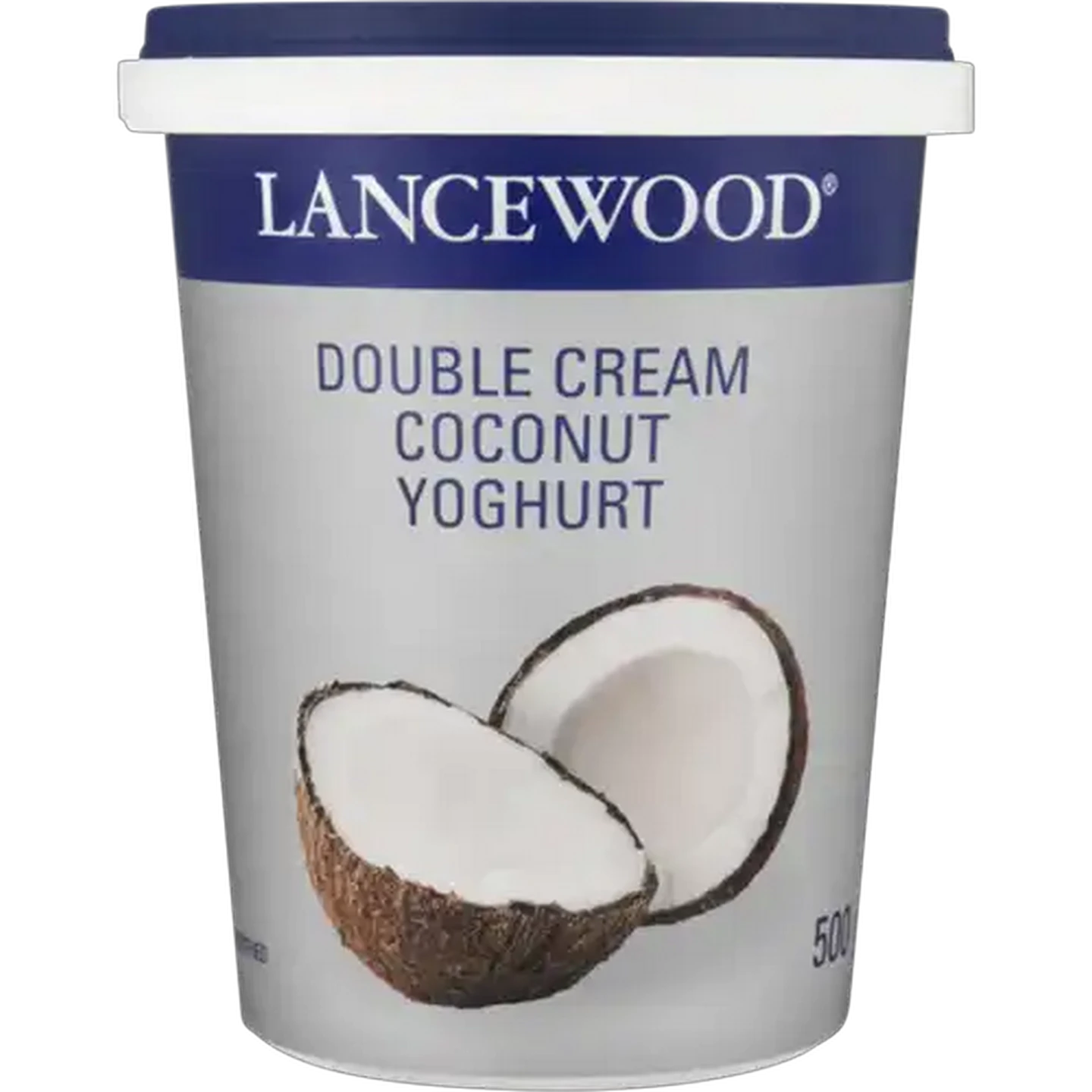 Image of LANCEWOOD Coconut Flavoured Double Cream Yoghurt 500g
